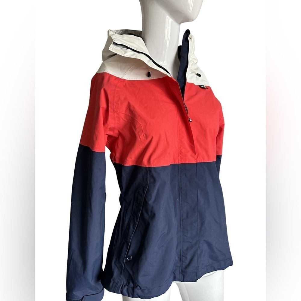 Helly Hansen, red white blue striped jacket wind breaker